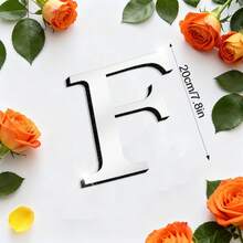 OUTANA Self-Adhesive Acrylic Alphabet Wall Stickers, Removable & Easy To Install, Can Be Freely Combined Into Names, Slogans, Store Signs, Birthday & Holiday Decorations - Silver - View 67