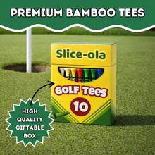 Funny Golf Tees | Golf Accessories For Men | Top Golf Gifts For Men & Unique Golf Gifts For Golfers | Premium Golf Stuff & Golf Bag Accessories | Wooden Bamboo Tees,43337034 - Pink - View 2