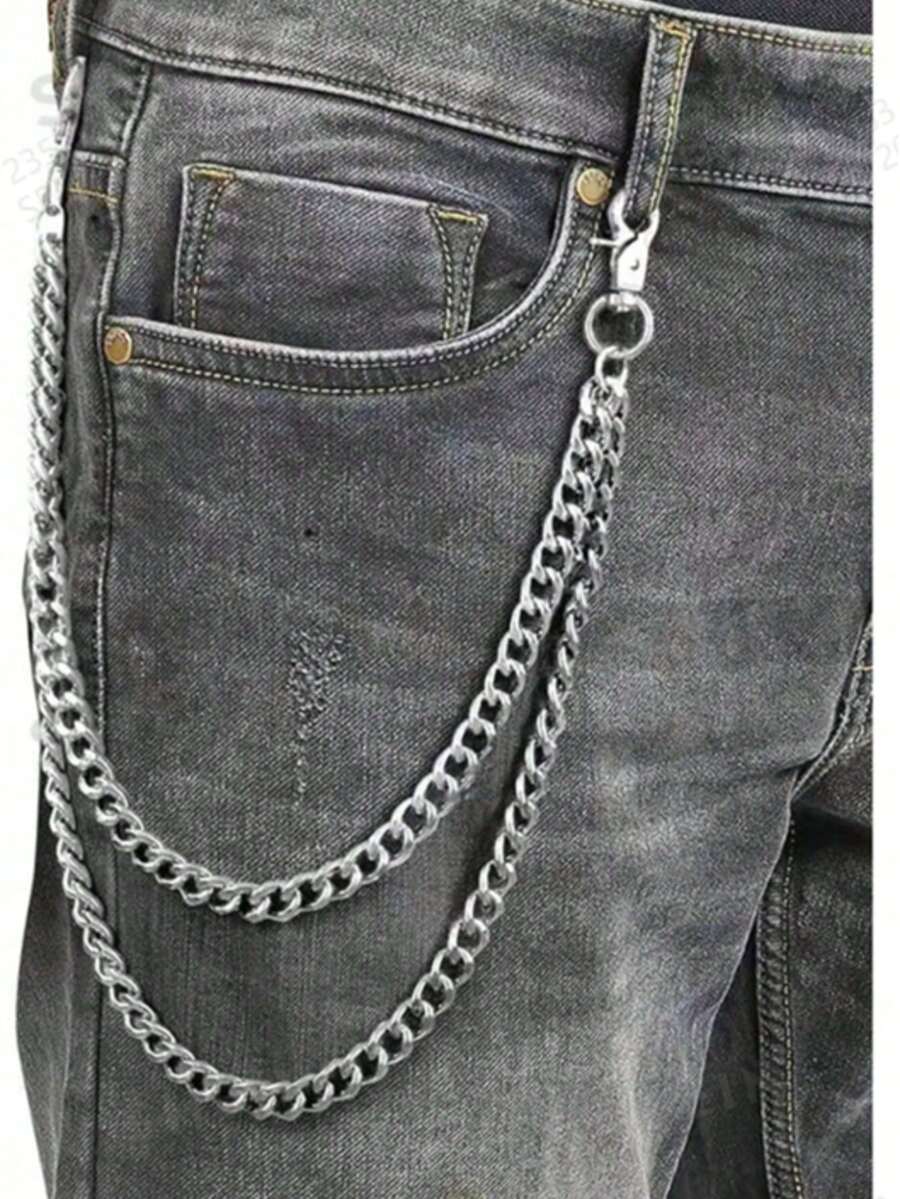 Multi-Layer Key Chain | Punk Pants Chain Motorcycle Riding Jeans Accessory - A - View 1