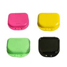 4pcs/1pc Portable Denture Storage Box, Invisible Braces Case, Multi-Function Storage Box - Compact Oral Care Container, Moisture-Proof, Odor-Resistant, Durable Design To Protect Orthodontic Appliances - Multicolor - View 11