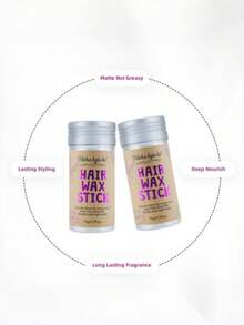 2件套，不油腻造型蜡棒，自然卷发和假发卷发控制神器，修饰不对称发际线，强力定型，随机瓶贴 - 多色 - 查看 9