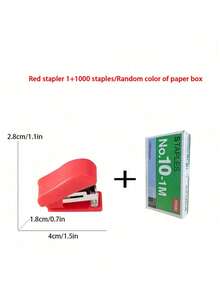 Mini Stapler Set, Compact Stapler For Student Use, Labor-Saving Stapling Tool For Paperwork, Mini Office Stapler Supplies - Multicolor - View 15