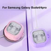 透明耳机保护壳，带手机支架，全包式防刮保护套，适用于 Galaxy Buds4/4pro - 查看 3