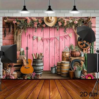 Phông nền chụp ảnh cánh cửa chuồng ngựa kiểu nông thôn, với bánh xe ngựa và vải bố, cùng với biểu ngữ trang trí trong nhà theo chủ đề đồng quê, phù hợp cho đám cưới, sinh nhật, kỷ niệm và Ngày của Mẹ, và rất thích hợp làm phông nền cho nhiều lễ hội khác nhau. Có thể lựa chọn nhiều kích thước và bối cảnh khác nhau.