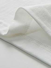 Camiseta de algodón de 180 g,% algodón, con estampado de calaveras y elementos mecánicos, para el uso diario, imprescindible para conjuntos de verano sencillos, regalo perfecto, cómoda de manga corta para vacaciones y deportes al aire libre, camiseta de regalo, obsequio para días festivos adecuado para el transporte diario, salidas informales, versátil para uso doméstico, sencilla y adecuada para paseos al aire libre, estilo moderno y de nicho, la primera opción para parejas. - Blanco - Ver 3
