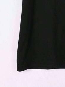 camisas de hombre sudaderas gym ropa playeras de hombre  sudadera para  conjunto de playeras de mujer negro ropa  san valentín regalo para hombre playa hombre  Moda casual  México Envío nacional - Negro - Ver 5