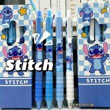 4 chiếc bút bi họa tiết hoạt hình Lilo & Stitch dễ thương, màu trung tính, bút viết in hình Stitch, thích hợp cho trường học, văn phòng, trẻ em, quà tặng sinh nhật cho bé gái. - 4 gói - Xem 4