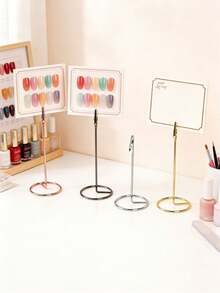 1 hộp trưng bày mẫu móng tay, giá đỡ trưng bày sticker vẽ móng mini, bảng phông nền chụp ảnh nghệ thuật vẽ móng, hộp trưng bày kiểu móng để bàn trong tiệm nail. - Nhiều màu - Xem 2