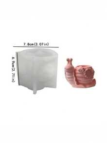 2 khuôn trồng cây hình động vật dập nổi, khuôn silicon hình ốc sên, rùa, hoa cúc, ong để làm nến trang trí, sáp thơm, đá khuếch tán tinh dầu, đúc nhựa, thích hợp cho trang trí ngày lễ, thiền định, làm vườn. - Ốc sên và Rùa - Xem 13