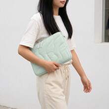 VALUEWIN Túi đựng laptop 13 inch 14 inch, Túi đựng laptop phồng 13-14 inch tương thích với MacBook Air 13 13.6/Pro 13/Pro 14, HP, Túi đựng laptop hình chữ nhật có lớp đệm dành cho nữ - Nhiều màu - Xem 9