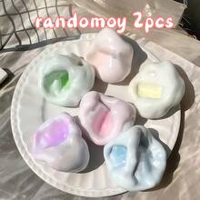 4厘米手工软糯米球捏捏乐玩具，减压捏捏乐指尖玩具 - 彩色 - 查看 10