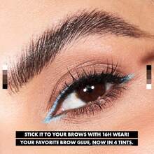 NYX Professional Makeup The Brow Glue Extreme Hold Eyebrow Gel, Clear 01, 16H Hold, Vegan Formula, Natural Finish, Flake-Resistant - 無色 - 查看 3