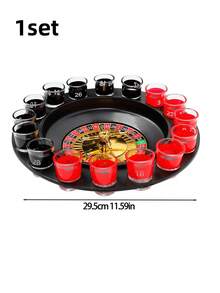 Bộ sản phẩm này bao gồm 2 quả bóng và 16 chiếc cốc, một bánh xe roulette kiểu Nga, là một trò chơi uống rượu có tên gọi "Quay và Vui", thích hợp cho các trò chơi uống rượu ở KTV, quán bar và hộp đêm. Đây là một trò chơi uống rượu rất vui nhộn. - Nhiều màu - Xem 11