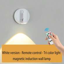 1/2 đèn chiếu điểm cảm ứng không dây, đèn LED treo tường 3 màu có thể điều chỉnh, đèn cảm biến từ tính hiệu suất cao, đèn tường chạy bằng pin và sạc USB, thích hợp cho hành lang, phòng ngủ, phòng vẽ tranh, triển lãm nghệ thuật và các không gian chiếu sáng trong nhà khác. - Nhiều màu - Xem 24