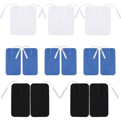 5*9cm Non-Woven Fabric Electrode Pad, 2mm Plug, TENS Nerve & Muscle Stimulator Therapy Accessories, Hydrogel Massage Electrode Pads