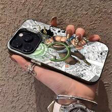 Usopp, tirachinas verde, anime de acción marrón.funda de teléfono Fundas compatibles con ,Apple,VIVO,OPPO,,, y Honor.Fabricadas en silicona TPU,ofrecen protección contra golpes y caídas. - Negro - Ver 5