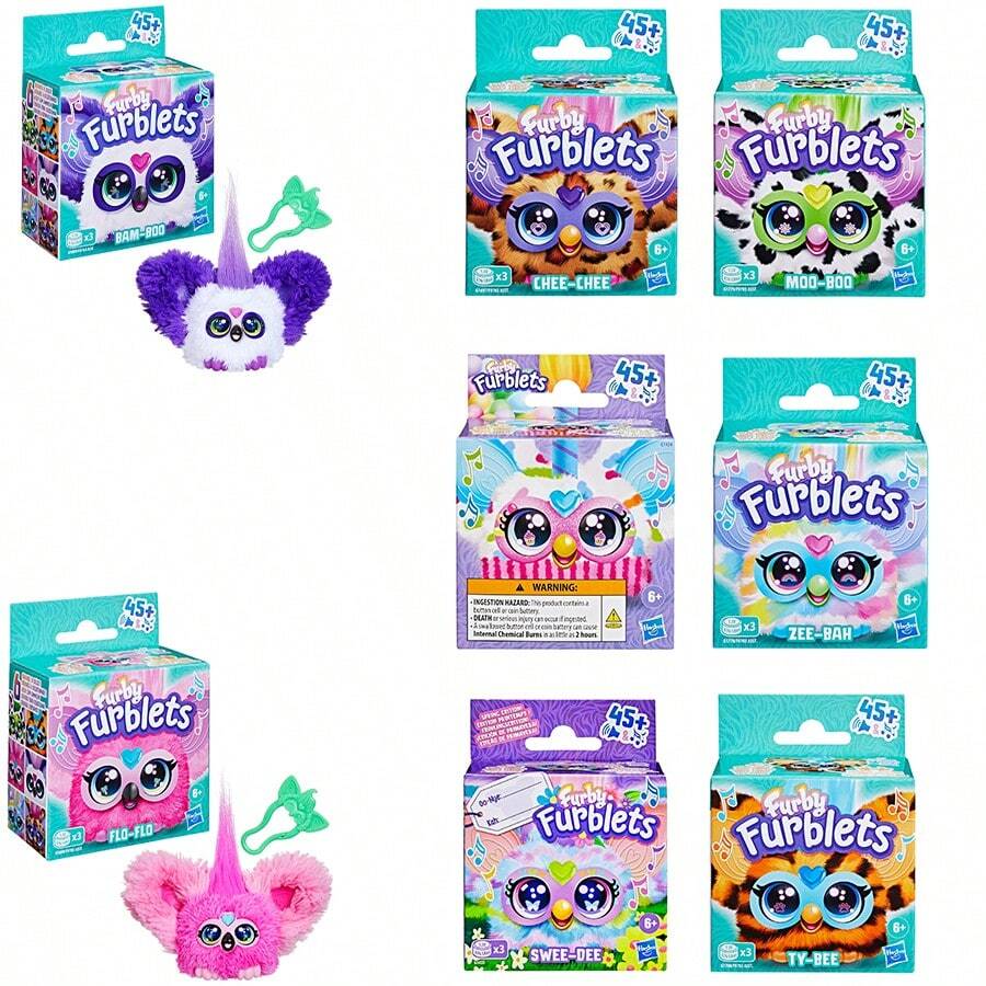 Hasbro Furby: A Little Energy Smart Plush Toy Interactive Pet For Kids, Makes A Great Gift - Multicolor - View 1