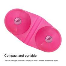 Double Bell Rattle Beads Plastic Lure With Steel Ball Alarm Signal Accessory - Multicolor - View 3