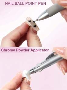 5/6 In 1 Professional Multi-Head Nail Art Dotting Pen, Suitable For Painting, Striping, Dotting, Glitter Nail Art, Pressure Activated, Ideal For Nail Technicians And Beginners - Multicolor - View 7
