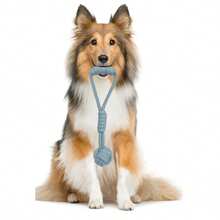 Crazy Tails Combo Pack Of 7 Teething Cleaning And Training Stocking Toy Gift Set Cotton And Jute Rope Knot Chew Toy For Medium And Large Dogs, Dog Rope Toy - Baby Blue - View 3