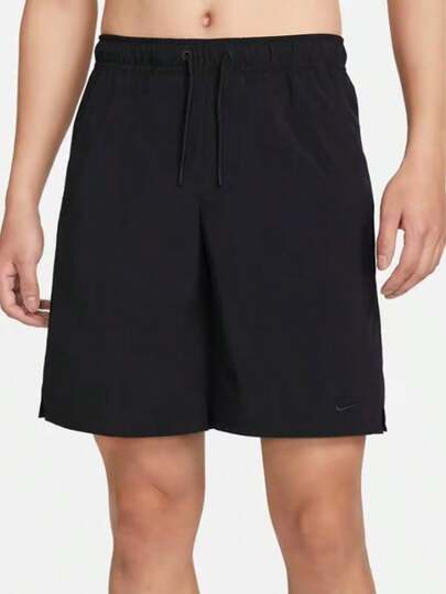  Nike 純色抽繩繫帶直筒簡約舒適休閒短褲男款