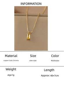 1件装女士钻石项链，祖母绿诞生石项链，优雅黄金项链（送给母亲），蓝绿色立方氧化锆吊坠项链，女士珠宝生日礼物 - 彩色 - 查看 10