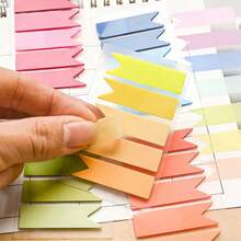 700pcs Colorful Arrow Index Sticky Notes Set. Rainbow Writable Page Markers. PET Flag Labels Suitable For Bookmarking Books, Planners, Notebooks And Office File Organization. High-Quality Stationery Ideal For Students, Teachers And Office Workers. - one-size - View 2
