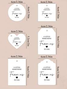 Customized Gift Tags, Personalized Wedding Labels, Customizable Wedding Guest Favor Gift Tags For Party Favor And Bridal Shower Decoration Tags - Custom Hang Tags - View 2
