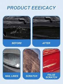 HGKJ Car Scratch Repair Paste, Scratch Repair Wax, Car Polish Repair Agent, Paint Care Wax, Light Scratch Remover, Car Maintenance Polish Kit - Multicolor - View 4