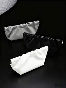 1pc Portable Spring Cloud-Shaped Eyeglasses Case, Large Capacity PU Leather Fashion Glasses Pouch, Women Fashion Storage Bag, Daily Use - Multicolor - View 11