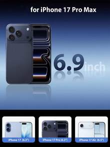 Bộ 4 miếng dán màn hình cường lực chống sốc cho iPhone 17 Pro Max, độ cứng 9H, dễ dàng lắp đặt, bảo vệ chống rơi vỡ chuẩn quân sự, tương thích với iPhone 17Pro/17Air/17/16Promax/16Pro/16plus/16/15Promax/15Pro/15plus/15/14/13/12/11, độ phân giải cao, trong suốt, chống trầy xước, không bọt khí, phù hợp cho sử dụng hàng ngày và văn phòng, phụ kiện điện thoại, tương thích với ốp lưng, quà tặng mùa xuân. - Trong sáng - Xem 6