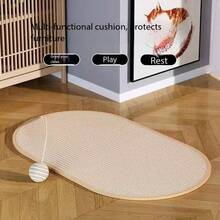 Tabla rascadora de sisal para gatos - Durable, tabla rascadora de sofá, con juguetes para gatos y alfombra para gatos - 33*55 cm - Ver 6