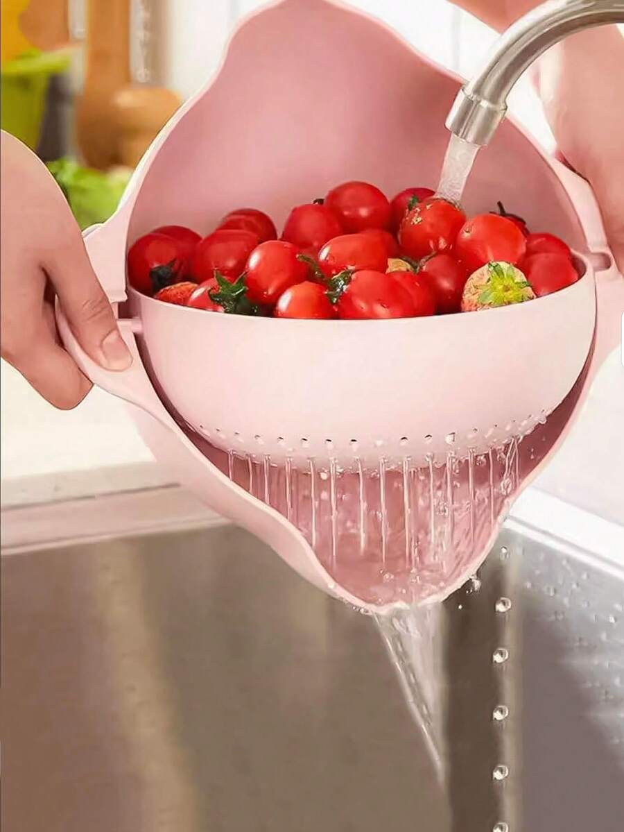 1 cái rổ lọc và rửa rau củ quả, mì ống, rau thơm, đậu và rau xà lách. - Một kích cỡ phù hợp cho tất cả - Xem 1
