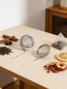 2pcs Stainless Steel Mesh Tea Infuser Balls - Tea Leaf Strainer - Suitable For Filtering Tea Leaves, Spices, Fruits - Multicolor - View 12