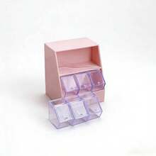 Mini Snack Storage Rack, Cute Drawer-Style Small Storage Rack, Mini Dollhouse - Multicolor - View 10