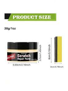 HGKJ Car Scratch Repair Paste, Scratch Repair Wax, Car Polish Repair Agent, Paint Care Wax, Light Scratch Remover, Car Maintenance Polish Kit - Multicolor - View 8
