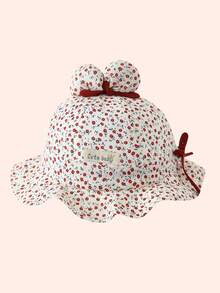 婴儿遮阳帽，轻便春秋季女婴防晒帽，适合日常佩戴 - 彩色 - 查看 3