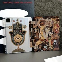 1pc Protective Folio Tablet Case With Pen Holder, Multi-Angle Stand, Compatible With IPad 10.9/10.2/ Air 5th Gen/Pro 11/10th/9.7/Air 2/7th/8th Gen/Air 4/5/ Air 13/11(M3 2025)/ 11(A16 2025) - Multicolor - View 8