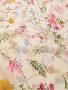 1pc Women's Simple Printed Scarf, New Autumn/Winter Warm Neck Wrap, Fashion Long Shawl, Sun Protection Beach Wrap, Versatile Outdoor Scarf - Multicolor - View 2