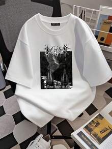 Maglietta da donna con stampa "The Kovenant In Times Before The Light", in cotone, taglie dalla S alla 5XL, BE1717 - Bianco - Visualizzare 2