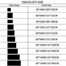 1pc Elegant Tablecloth - Beige & Brown Floral-Like Pattern, Large Rectangular Dining Table Cover For Parties, Weddings, Home Decor - Easy-Clean Linen Fabric For Formal & Casual Events - Fits Standard Tables, Wedding Table Decor, Sophisticated Table Setting, Machinemade Textile - 彩色 - 查看 4