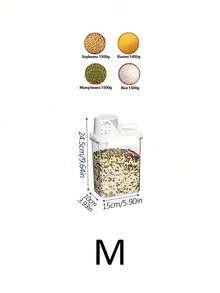 Sealed Food Storage Containers With Lids, Leak-Proof And Moisture-Proof Kitchen Storage Boxes For Grains, Nuts, Flour, Rice, Etc. Airtight Storage Containers, Kitchen Organization And Food Storage, Household Kitchen Accessories, Portable Leak-Proof Food Storage Containers, Kitchen Organization Accessories - Multicolor - View 16