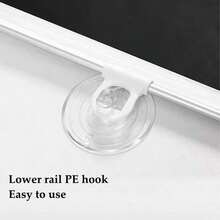 1 pieza Persiana enrollable de verano con efecto blackout plateado, cortina blackout portátil, protección UV, cortina de ventana de baño con ventosas, sin instalación requerida, protección de privacidad, apta para diversas ventanas y parasoles de coche - plata - Ver 5