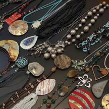 1pcs Mystery Jewelry Jar, Surprise Box For Women Vintage Jewelry Gift Set (Necklace, Earrings, Rings,Kracelet) Unique Birthday Gift For Her (Diverse Styles/40-45) - 1 CÁI - Xem 4