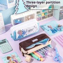 Disney Cartoon Large Capacity Pencil Case, Student Multi-Function Stationery Box, Neutral Pen Storage Bag, New High-Quality Minimalist Pencil Pouch - Single Piece - View 4