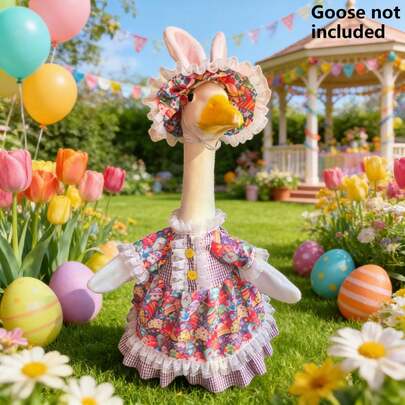 门廊鹅服装宠物装扮宠物户外庭院草坪艺术装饰派对节日服装