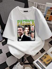T-shirt femme imprimé Patrick Dempsey, t-shirt vintage pour lui et elle. Meilleure idée de sweat pour les fans, manches longues ou courtes - Blanc - Voir 2