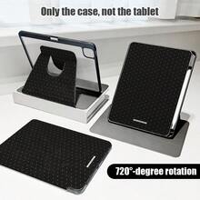 1pc Polka Dot Pattern Flip Cover Desk Protective Case With Pen Slot, 360° Rotating Stand, Built-In Pen Slot, PU Leather Case With Auto Sleep/Wake Function, Compatible With Samsung A9/A9+/S9/S9FE/A11/A11+/S11/S10 FE/S10 FE+/S10 Lite And Apple A16 2025, Air 11/13, M3 2025, Mini 7 A17, Pro 2024, Suitable For Back To School, Valentine's Day, Holiday Gifts - Multicolor - View 8