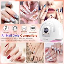 DianaBeauty 81pcs LED UV Nail Lamp Gel Polish Nail Dryer 4-Level Timer Professional Nail Lamp With Auto Sensor - White - View 6