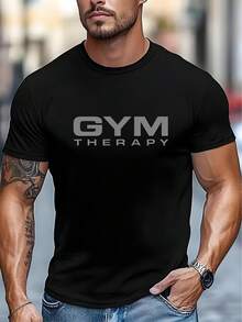 100% Men's Outdoor Casual Sports T-Shirt, GYM Relax Stylish Print - A  Print T-Shirt For Men In Spring And Summer, A Fashionable Item. Pure Cotton Cute Bunny Unisex T-Shirt, Mother's Day Gift Unisex Tee. Unisex Relaxed Fit All Match Tee - 黑色 - 查看 7